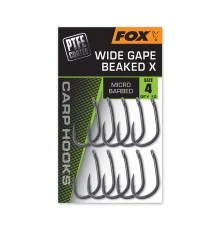 Крючки с широким зевом и загнутым жалом FOX Wide Gape Beaked X
