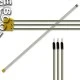 Трубка противозакручиватель Avid Carp Thread & Go Tungsten Tube GREEN