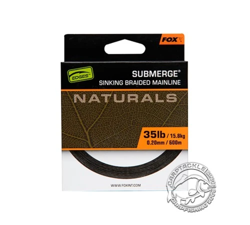 Тонущая плетеная леска Fox EDGES Naturals Submerge Braid