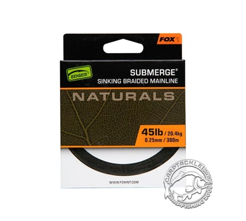 Тонущая плетеная леска Fox EDGES Naturals Submerge Braid