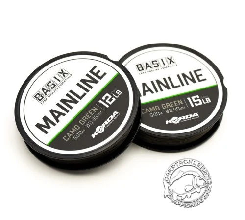 Леска Korda Basix Main Line Camo green