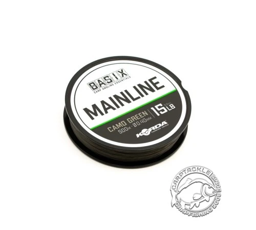Леска Korda Basix Main Line Camo green