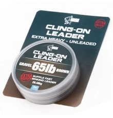 Ледкор без сердечника Nash Cling-On Leader 65lb Gravel