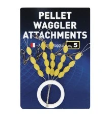 Стопоры силиконовые с застежками Matrix Matrix Pellet Waggler Attachments