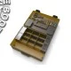 Коробка для снастей в полной комплектации Korum Mega Blox Loaded