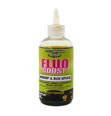 Флюро-бустер Fun Fishing Fluo Booster Hemp & Bun Spice Конопля/Специи 185мл.