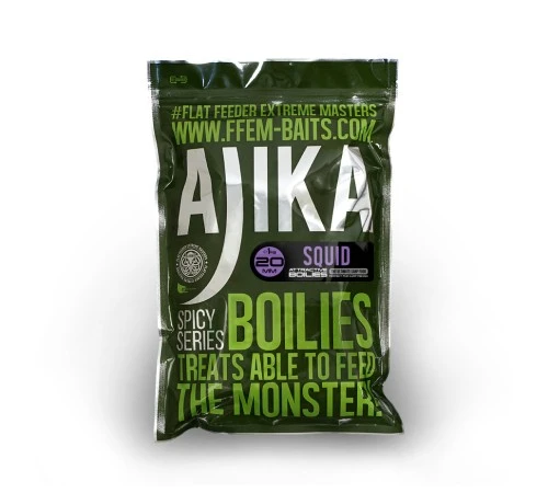 Бойлы тонущие FFEM Ajika Boilies Squid 20mm Кальмар