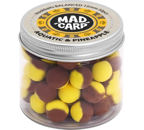 Бойлы насадочные Mad Carp Baits Balanced Aquatic & Pineapple