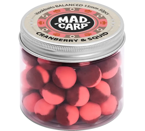 Бойлы насадочные Mad Carp Baits Balanced Cranberry Squid