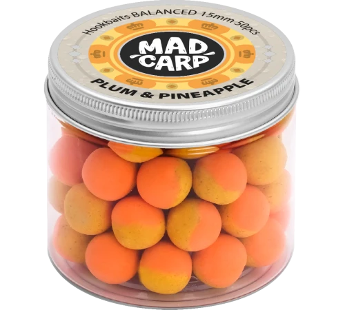 Бойлы насадочные Mad Carp Baits Balanced Plum & Pineapple