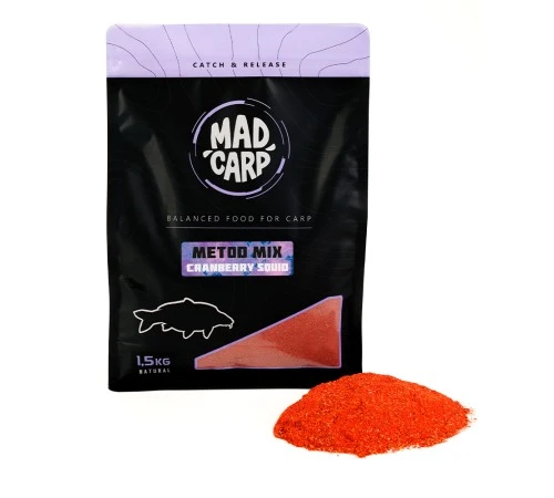Метод-микс Mad Carp Baits Cranberry Squid 1.5кг