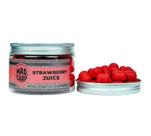 Дамбелсы насадочные Mad Carp Baits Dumbels Strawberry Juice 15x18mm