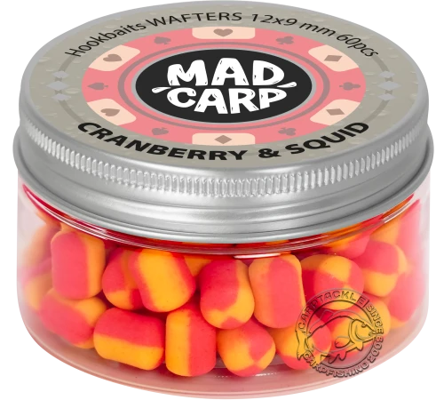 Вафтерсы Mad Carp Baits Wafters Cranberry & Squid