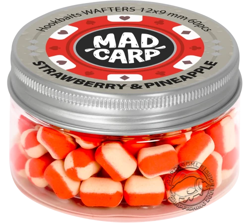 Вафтерсы Mad Carp Baits Wafters Strawberry & Pinneapple