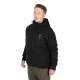 Черно-оранжевая куртка с шерпа-флисом Fox Collection Sherpa Jacket Black & Orange