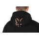 Черно-оранжевая куртка с шерпа-флисом Fox Collection Sherpa Jacket Black & Orange