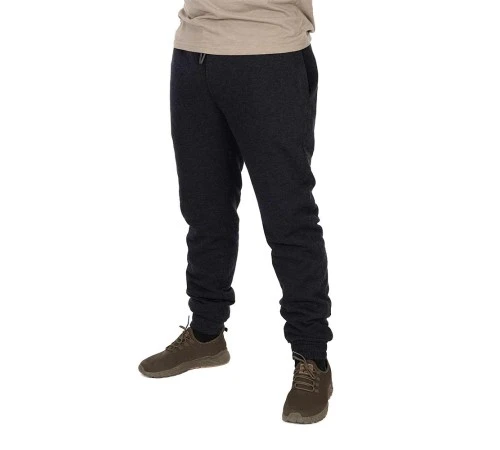 Черно-оранжевые джоггеры из шерпы Fox Collection Sherpa Joggers B/O