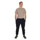 Черно-оранжевые джоггеры из шерпы Fox Collection Sherpa Joggers B/O