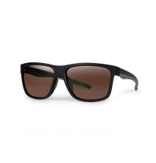 Поляризационные солнцезащитные зелено-черные очки Fox Collection Green Black Shades - Brown Lens