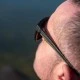 Поляризационные солнцезащитные зелено-черные очки Fox Collection Green Black Shades - Brown Lens