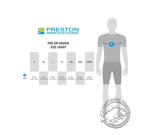 Толстовка с капюшоном на молнии Preston Pro Zip Hoodie