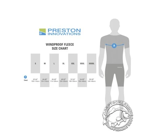 Ветрозащитная флисовая куртка Preston Windproof Fleece Jacket