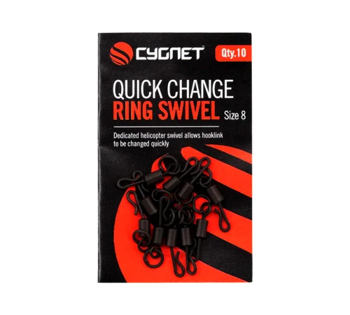 Вертлюг с кольцом и быстросъемом Cygnet QC Ring Swivel - Size 8