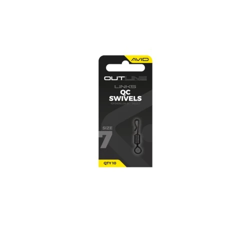 Быстросъемные вертлюги Avid Carp №7 Outline QC