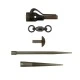 Набор для зиг-рига с безопасной клипсой Fox EDGES Naturals Zig Lead Clip Kit