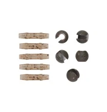 Комплект с вольфрамовой бусиной для вертолета на монтажной трубке FOX Edges Tubing Tungsten Heli Bead Kit