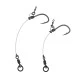 Готовые короткие поводки для чод-риг Fox Short Chod Rig Barbed