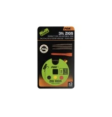 Набор из 3 готовых оснасток Fox EDGES Zig Rigs - 3ft (0.9m)