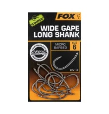 Крючки Fox EDGES™ Wide Gape Long Shank