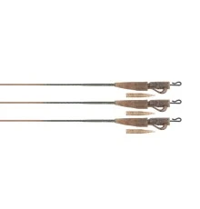 Готовые камуфляжные ледкоры на безопасной клипсе FOX EDGES 50lb
