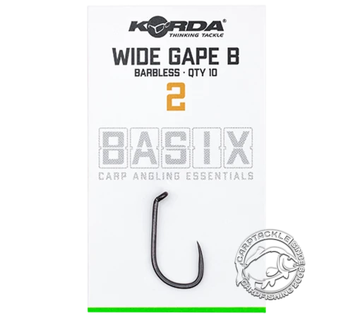 Крючок без бородки Korda Basix Wide Gape