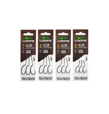 Готовые поводоки KORDA Loop Rigs Klor
