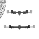 Раздвижная перекладина Avid Carp Lok Down Adjustable 2 Rod Buzz Bar