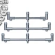 Перекладина для удилищ Solar P1 Pro-Loc 3 Rod Buzzer Bar