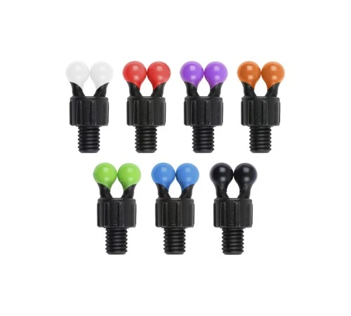 Разноцветные шариковые клипсы для бобинов FOX Black Label Bobbin Clips
