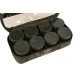 Кейс с банками для насадок Fox Camolite 12 Pot Hookbait Case