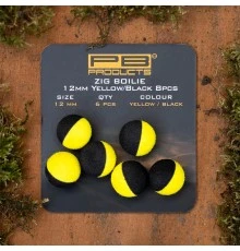Плавающие насадки PB Products Zig Boilie - Black/Yellow - 6шт