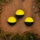 Плавающие насадки PB Products Zig Boilie - Black/Yellow - 6шт