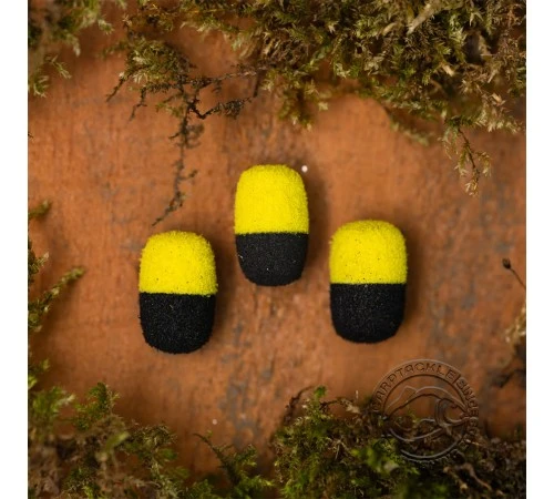 Плавающие насадки PB Products Zig Dumbell - 8mm - Black/Yellow - 8шт