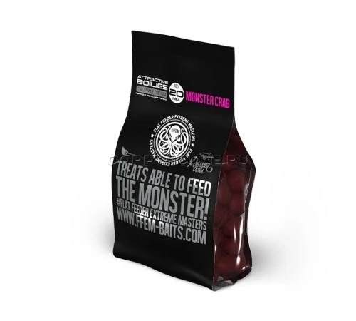 Бойлы тонущие FFEM High Attractive Boilies Monster Crab 20mm 400ГР