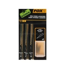 Набор готовых оснасток Fox Edges 50lb Camo Leadcore Kwik Change Leaders