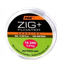Поводковый материал для зиг-риг и ловли с поверхности 0.23мм 4,08кг 100м Fox Zig