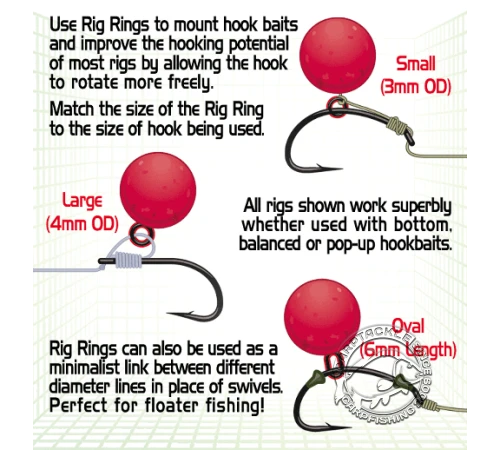 Кольцо металлическое Gardner COVERT RIG RINGS OVAL 6mm