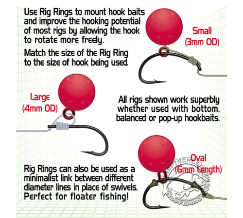 Кольцо металлическое Gardner COVERT RIG RINGS OVAL 6mm