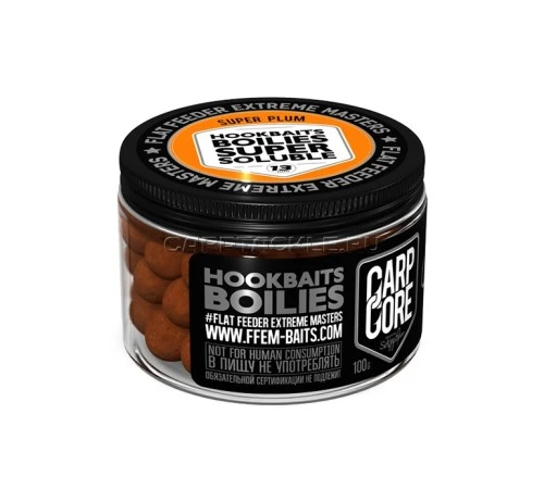 Бойлы растворимые FFEM Super Soluble Boilies Super Plum 13mm 100ГР