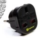 Адаптер для зарядного устройства Vault UK 3 Pin to EU 2 Pin Adaptor